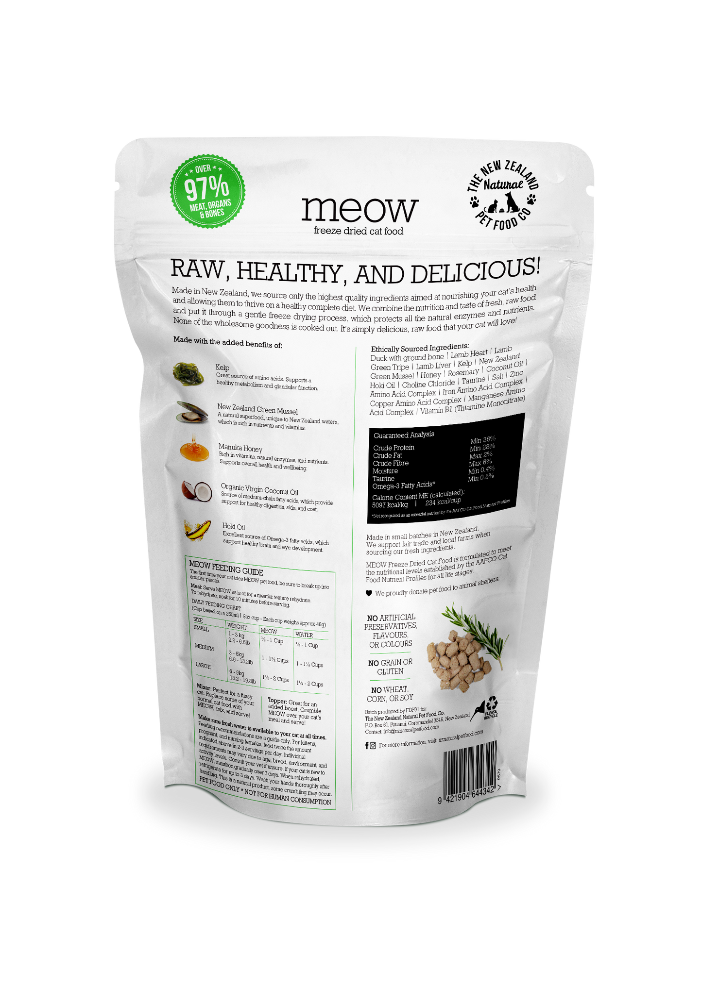 Meow Duck Freeze Dried Cat Food 1.76oz