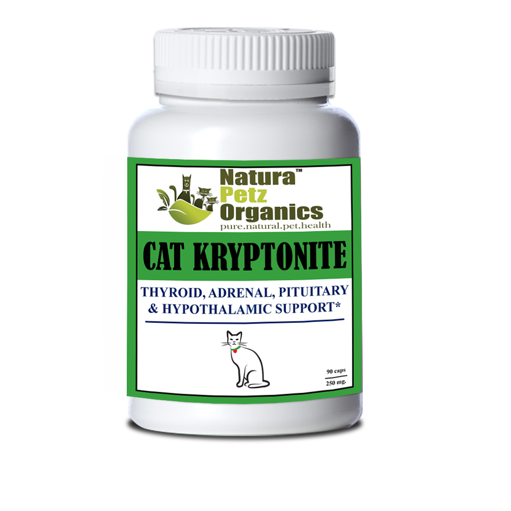 Dog and Cat Kryptonite Adrenal, Thyroid, Pituitary & Hypothalamic Support*: Dog Kryptonite Adult & Senior 90 Caps / 500 Mg No Flavoring
