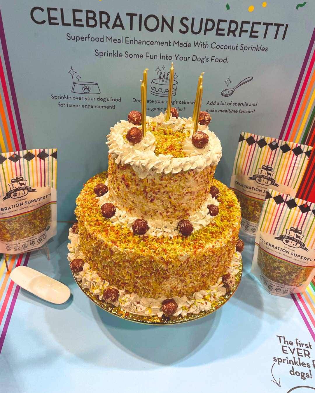Lord Jameson Celebration SuperFetti Organic Dog Sprinkles
