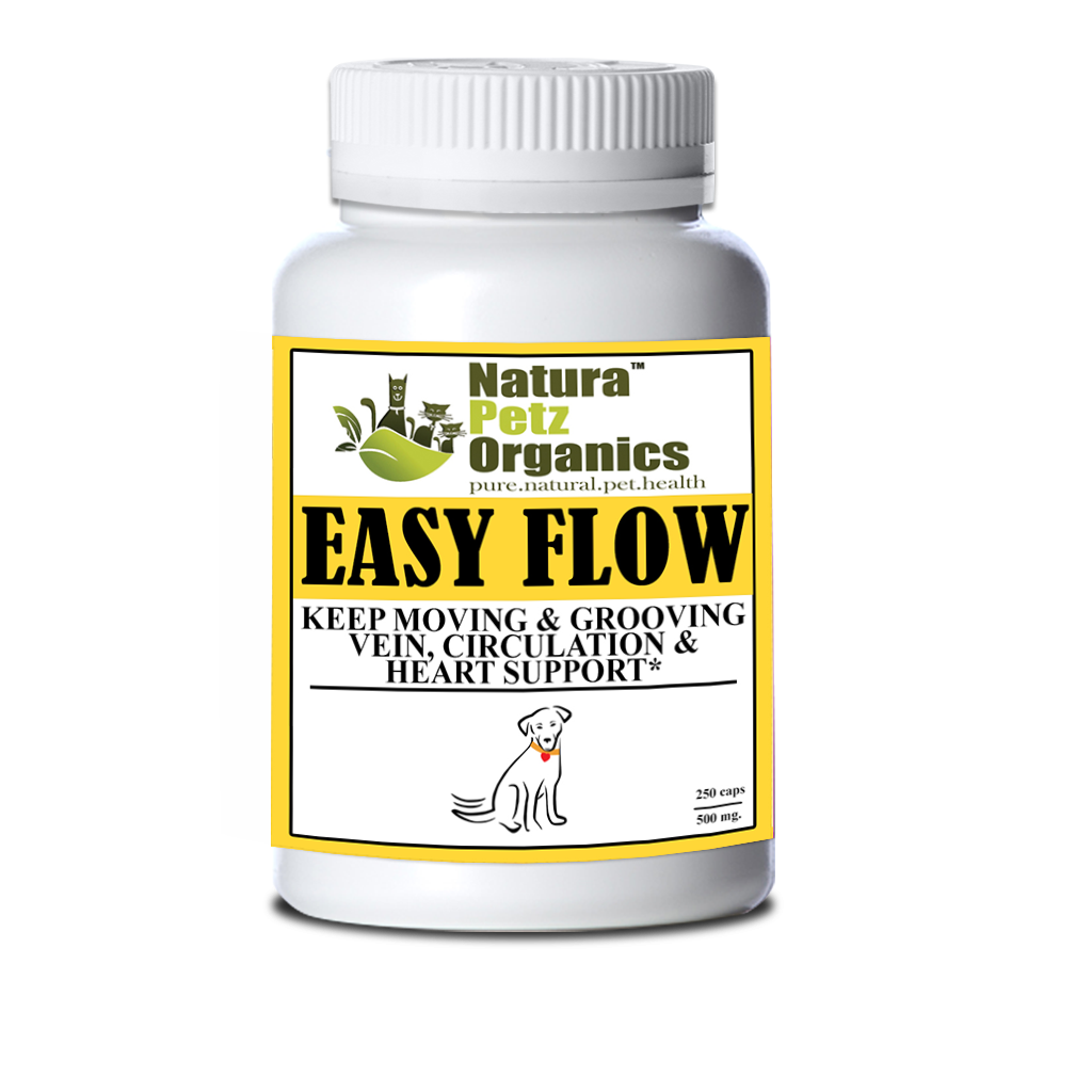 Easy Flow Keep Moving & Grooving - Vein, Circulation & Heart Support*: Adult Dog - 90 Caps / 500 Mg. Turkey Flavoring
