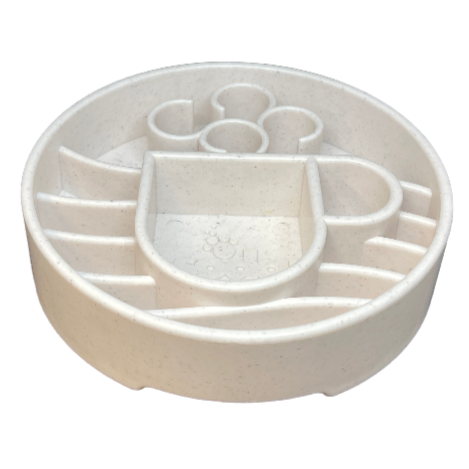 Java Design eBowl Enrichment Slow Feeder Bowl for Dogs: Coffee Bean