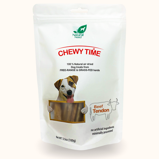 Chewy Time - All Natural, Grass-Fed & Free-Range Beef Tendon