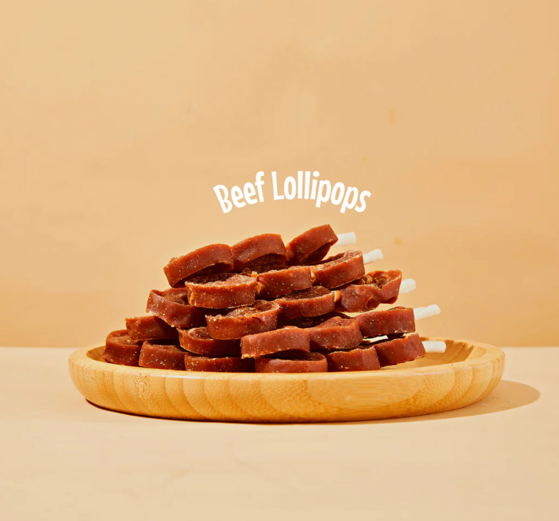 Dental Chew Beef Lollipops