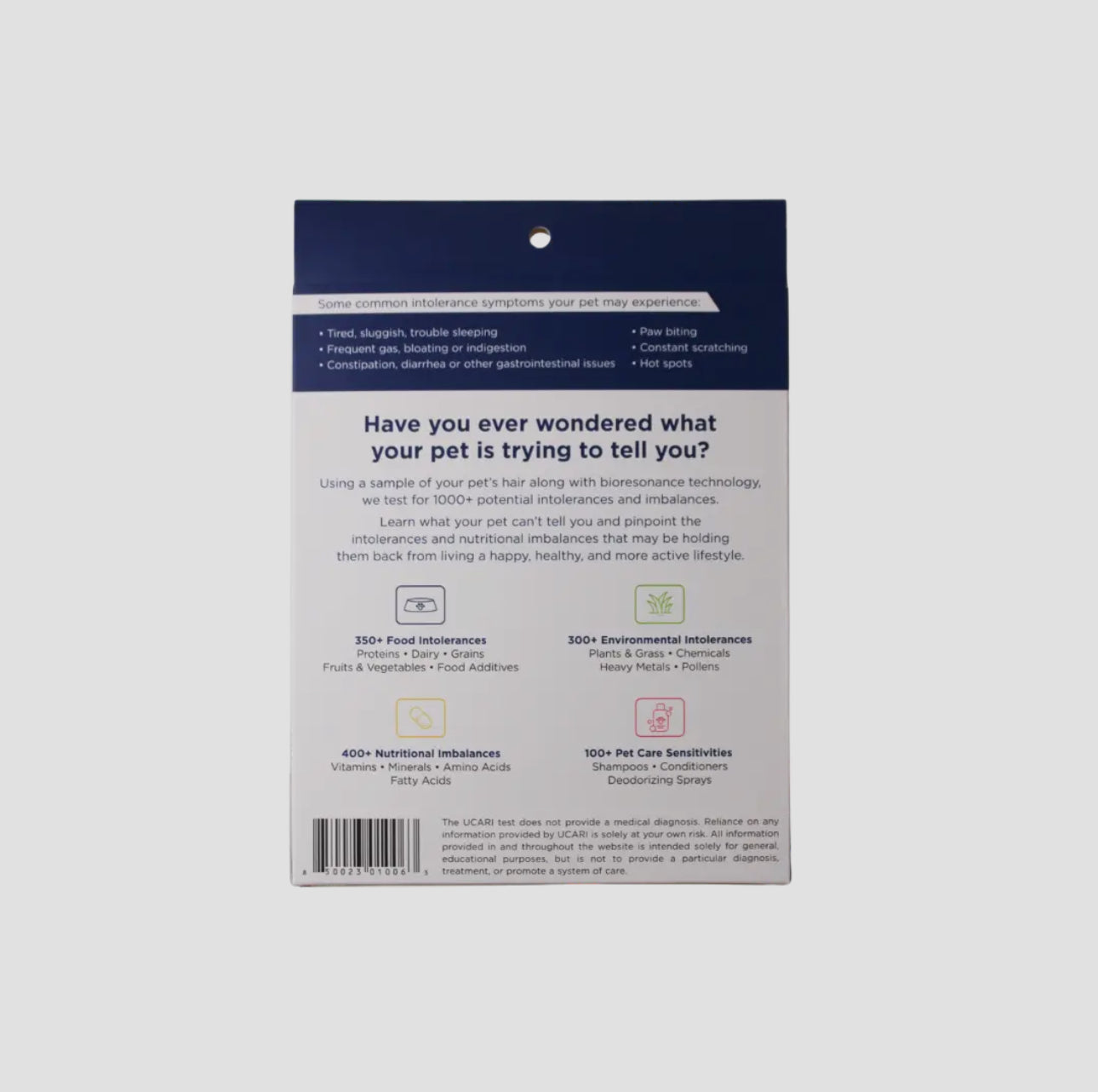 Ucari At-Home Pet Intolerance Test Kit