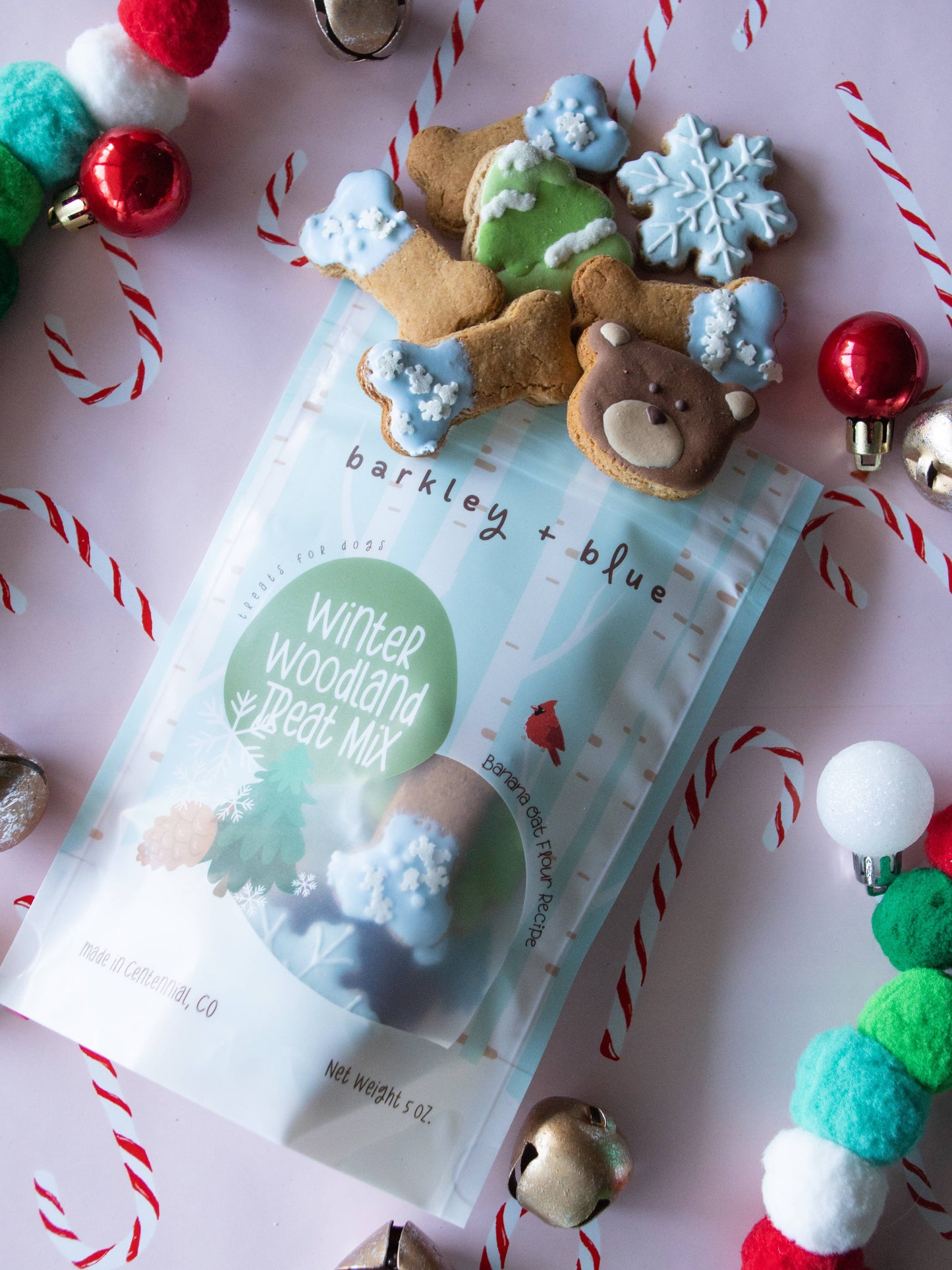 Winter Woodland Mix Biscuits - Winter Dog Biscuit Treats