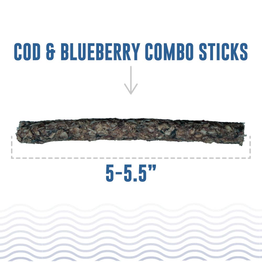 Icelandic+ Cod & Blueberry Combo Sticks Dog Treats