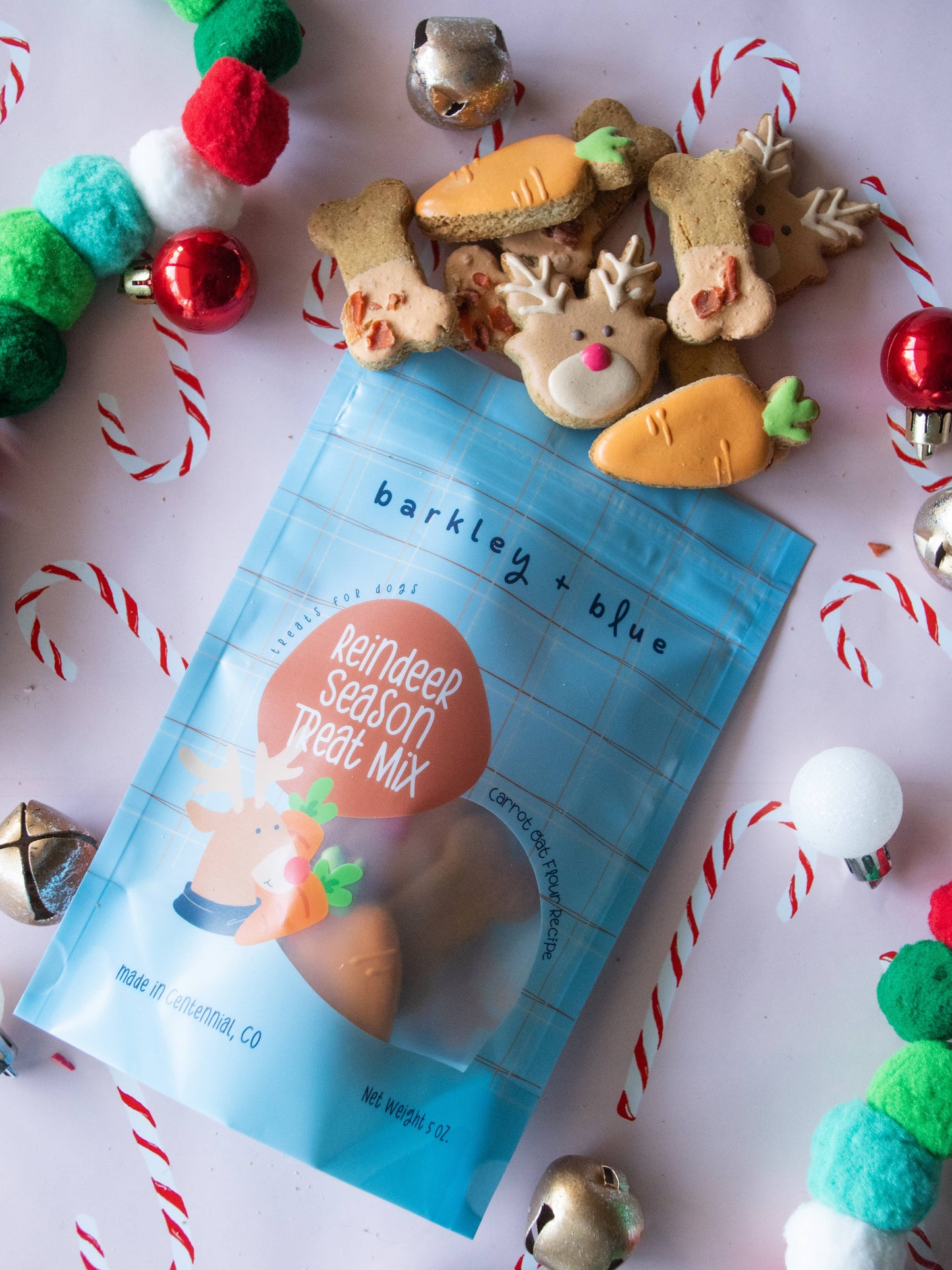 Reindeer Season Mix Biscuits - Christmas Dog Biscuit Treats