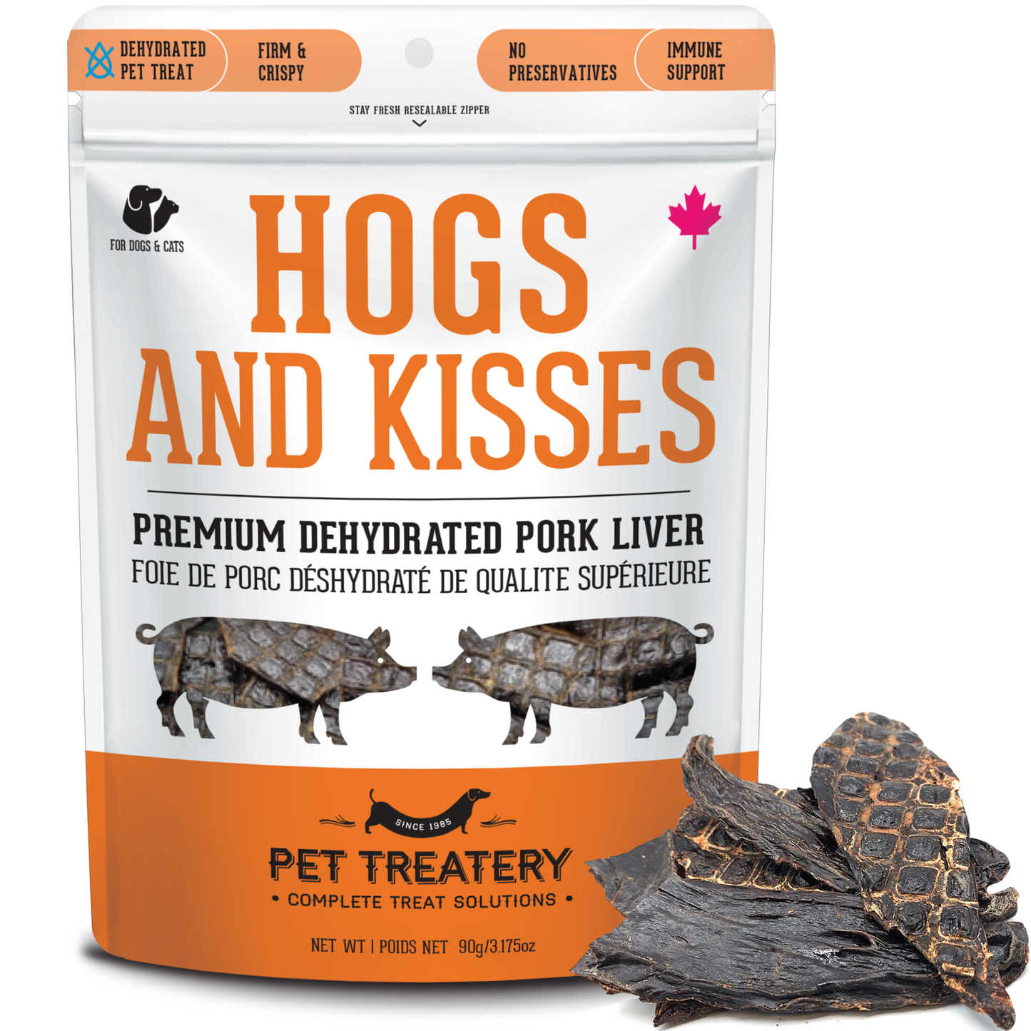 Pork Liver Dehydrated Pet Treats: High-Protein & Omega-3