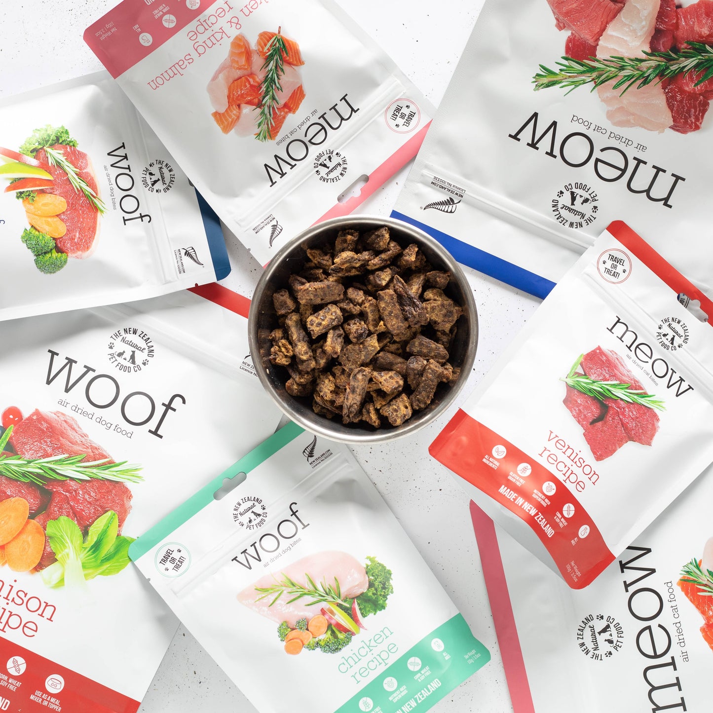 Woof Chicken Air Dried Dog Food 3.5oz