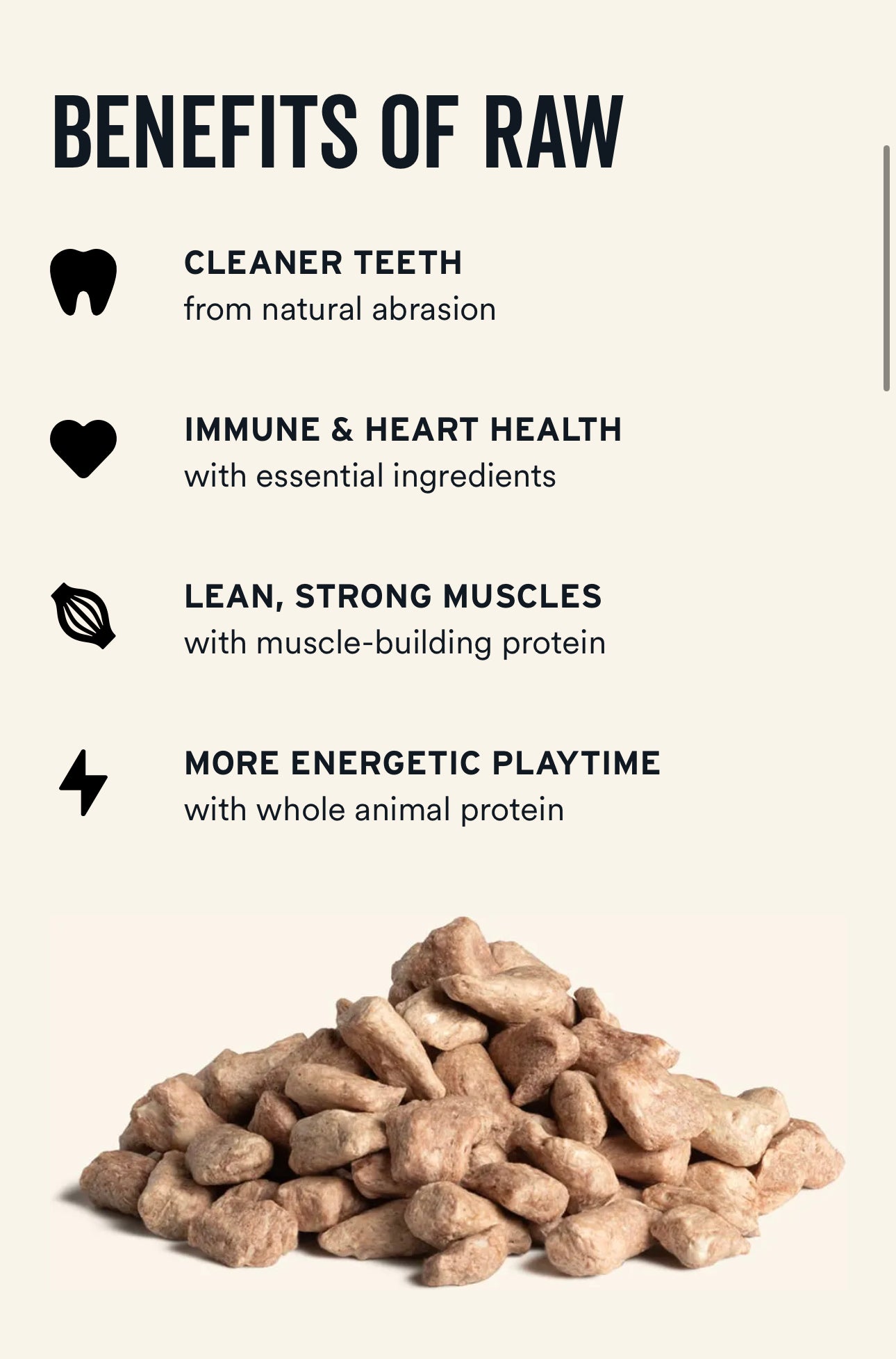 Vital Essentials Duck Bites FD Dog Treats 2 oz