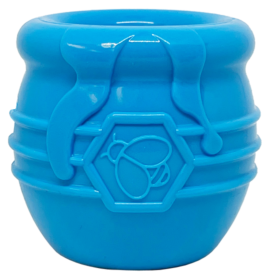 Large PUP-X Honey Pot Treat Dispenser: Blue