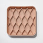 Dogged - argyle slow feeder bowl - rose water: Rose water