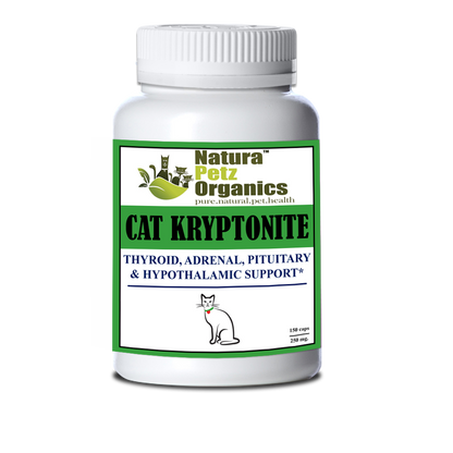 Dog and Cat Kryptonite Adrenal, Thyroid, Pituitary & Hypothalamic Support*: Dog Kryptonite Adult & Senior 90 Caps / 500 Mg No Flavoring