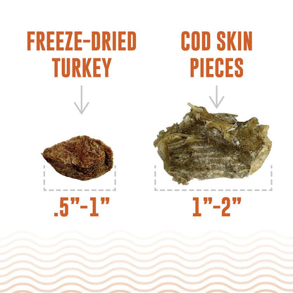Icelandic+ Land & Sea Cod Skin & Freeze-Dried Trky Dog Treat: 2.4 oz