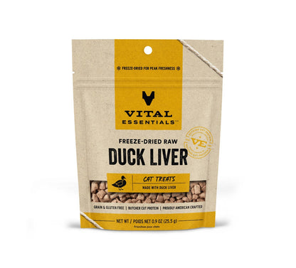Vital Essentials Duck Liver FD Cat Treats 0.9 oz