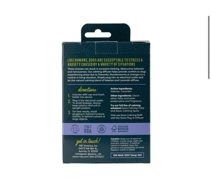 ALZOO™ Plant-Base Calming Diffuser Plug-in Kit for Dog