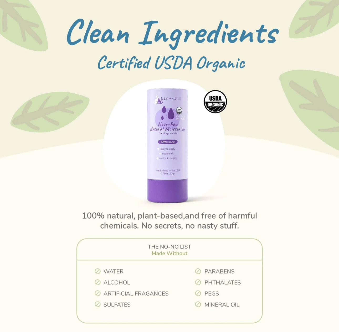 KIN Organic Nose & Paw Moisturizer Stick