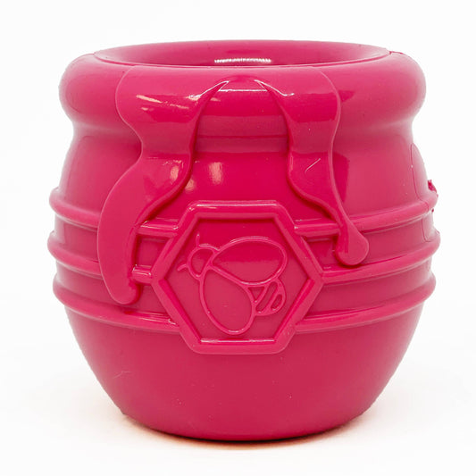 Large PUP-X Honey Pot Treat Dispenser: Pink