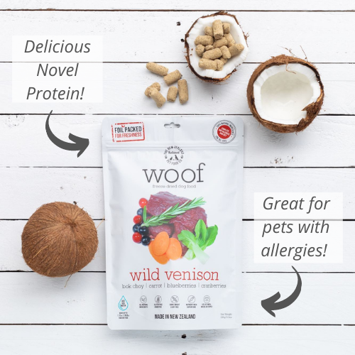 Woof Wild Venison Freeze Dried Dog Food 1.76oz