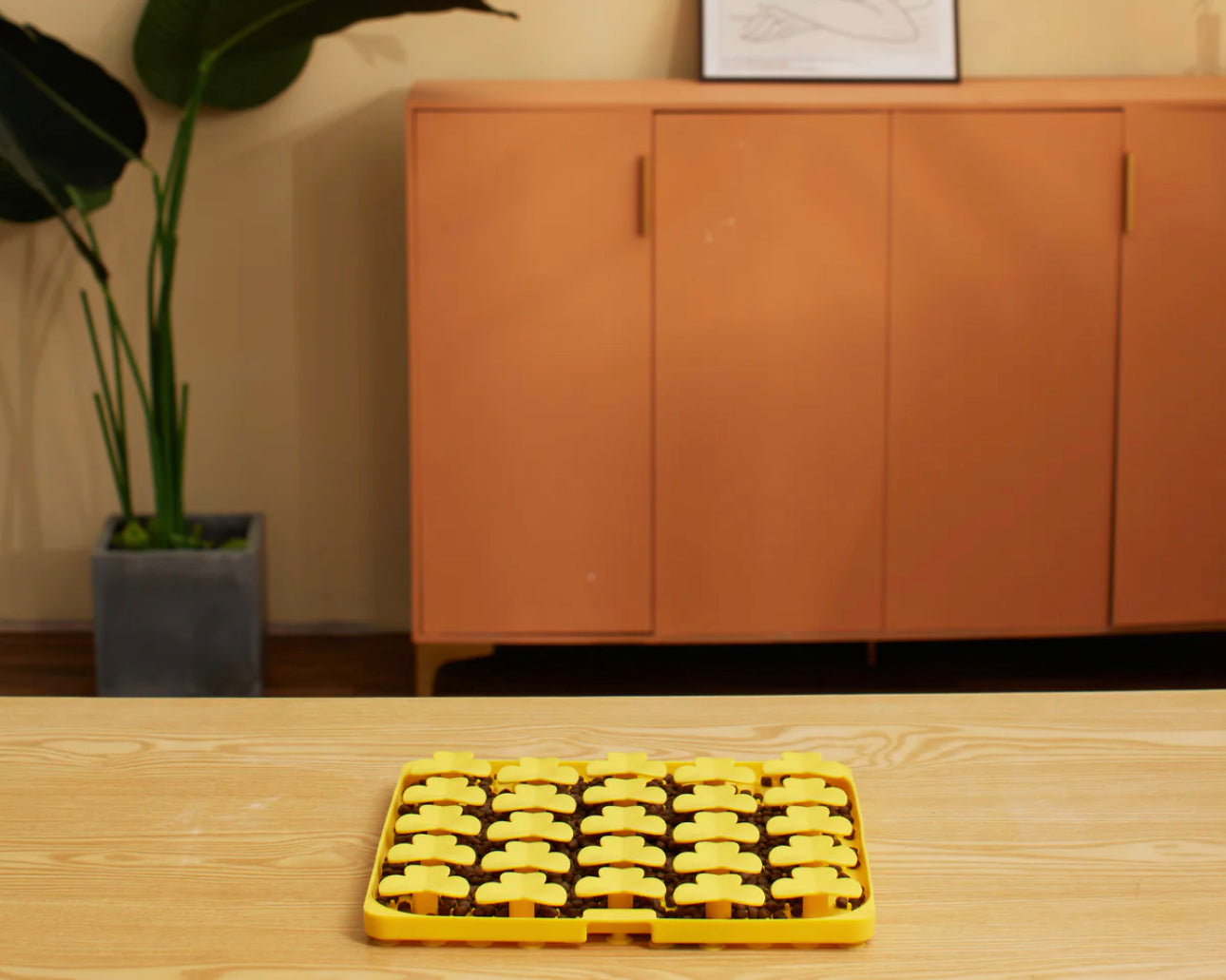 Puzzle Mat / Feed with Nature (Wheat-Yellow)