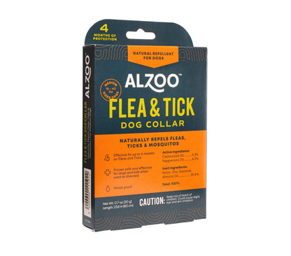 ALZOO™ Plant-Based Repellent Diffusing Dog Collar - Medium