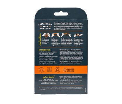 ALZOO™ Plant-Based Repellent Diffusing Dog Collar - Medium