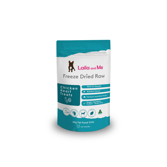 Freeze Dried Raw Chicken Hearts